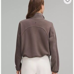 Lululemon Ribbed Brushed Softstream Quarterzip